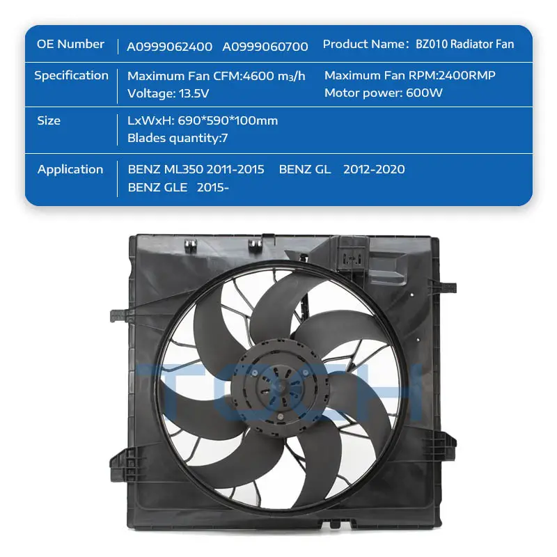 wholesale engine radiator fan company for car 2