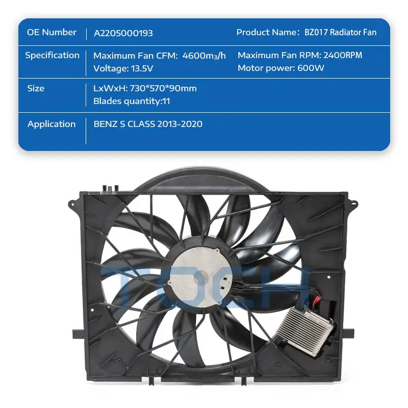 good benz radiator fan company for benz 2