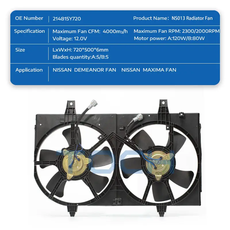 TOCH electric engine cooling fan company for car1 2