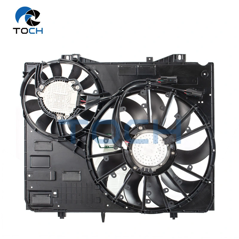 Engine Dual Auto Radiator Fan Assembly LR082549 LR125198 For Land Rover 1