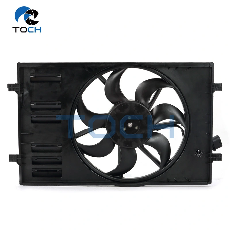 Low Power Auto Radiator Fan Assembly 5Q0121203CD 5Q0121203BB For VW Golf 1