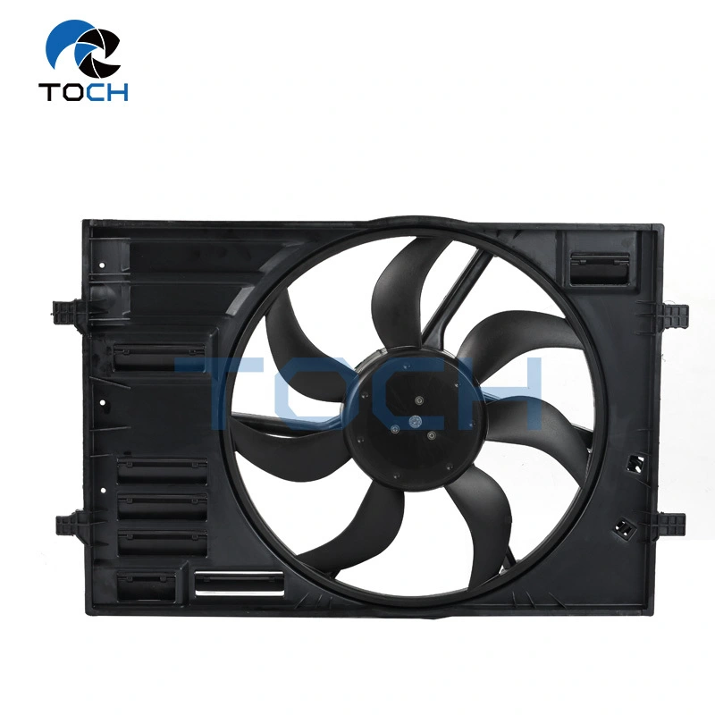 High Power Auto Radiator Fan Assembly 5Q0121205D/5Q0121207AM For VW Golf 7 2014-2017 1.6L 1