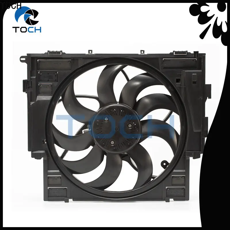 TOCH brushless radiator fan assembly factory for engine1 1