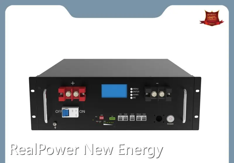 RealPower New Energy Rack Mount Solar Battery Rack Mount Solar Batterymanufacturing 1