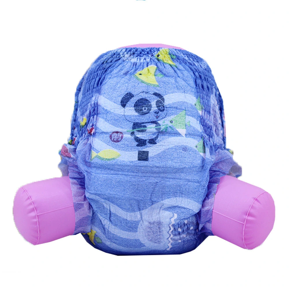 Hot sale disposable training pants with soft cloth-like breathable pull up baby diapers 1
