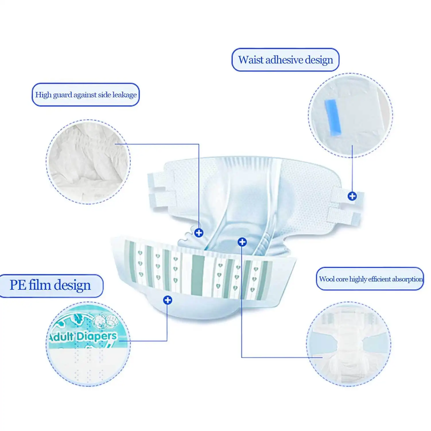 V-Care factory price best adult diapers manufacturers for adult 6