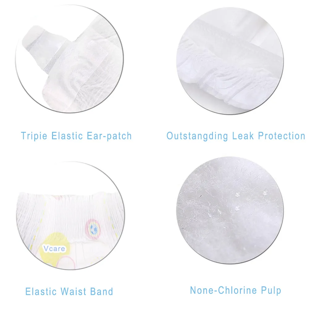 V-Care new born baby diapers company for sleeping 6