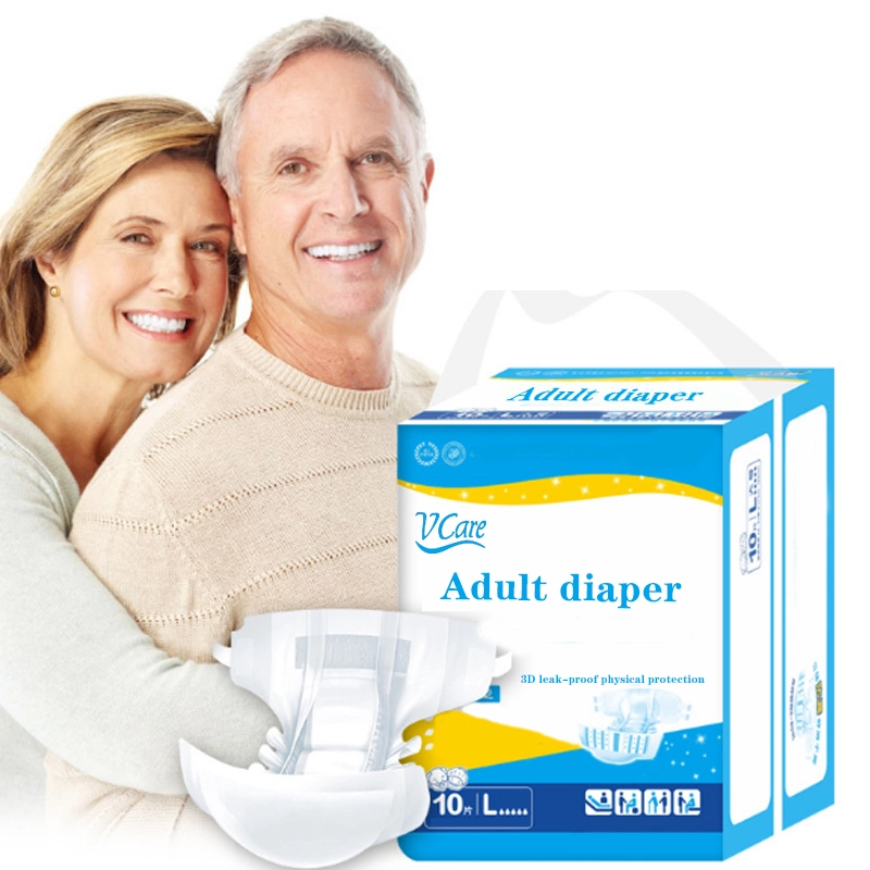 Disposable Senior Adult Diapers From Chinese Manufacturer Adult Incontinence Diaper L/XL size 10 Count 1