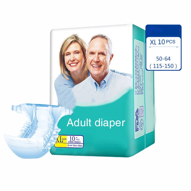 Factory Wholesale Adult Diapers with Prints, Adult Baby Boy Diapers Free Sample Disposable Diapers Non Woven Fabric Magic Tape 1