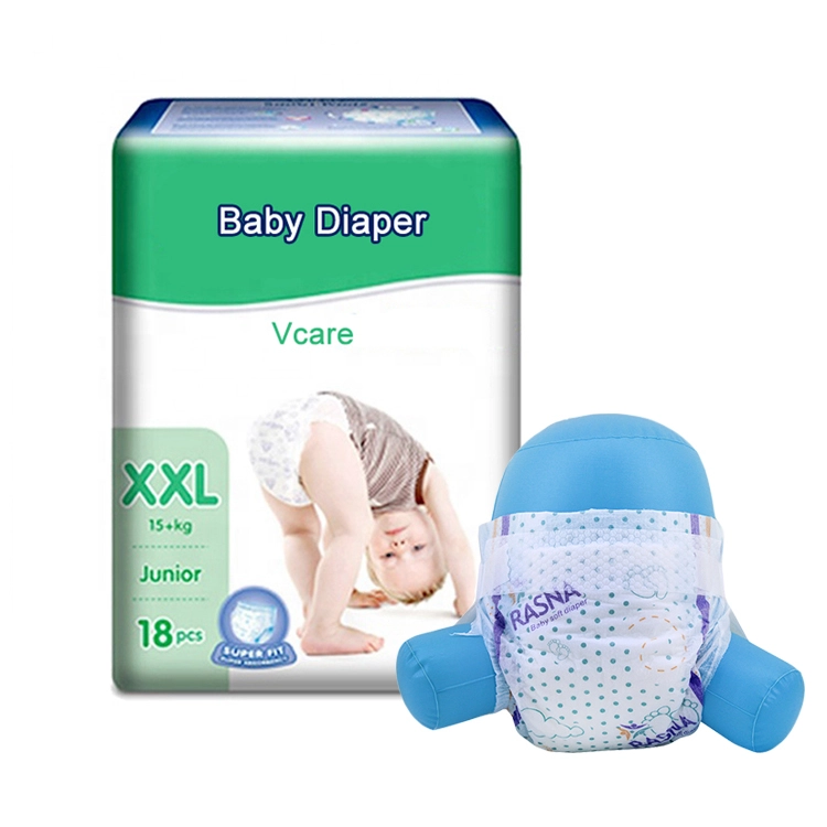 Custom Brand Soft Breathable Super Absorption Cotton Nappy Disposable Baby Diapers 1