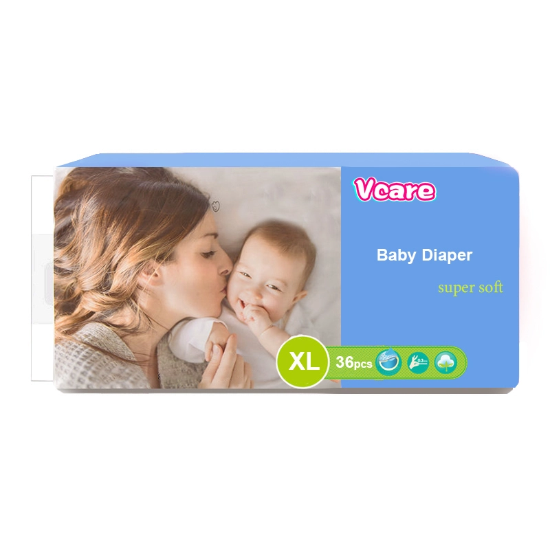 Baby Diapers Manufacturer Biodegradable Disposable Cotton Material Color Print Cheap PE Babay Diaper for All Weight Baby 1