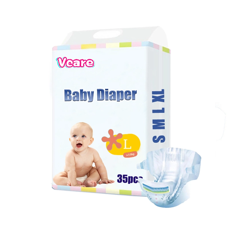 Factory Competive Price Breathable Surface Baby Nappies Coloful Printed Disposable Baby Diaper Manufacturer 1