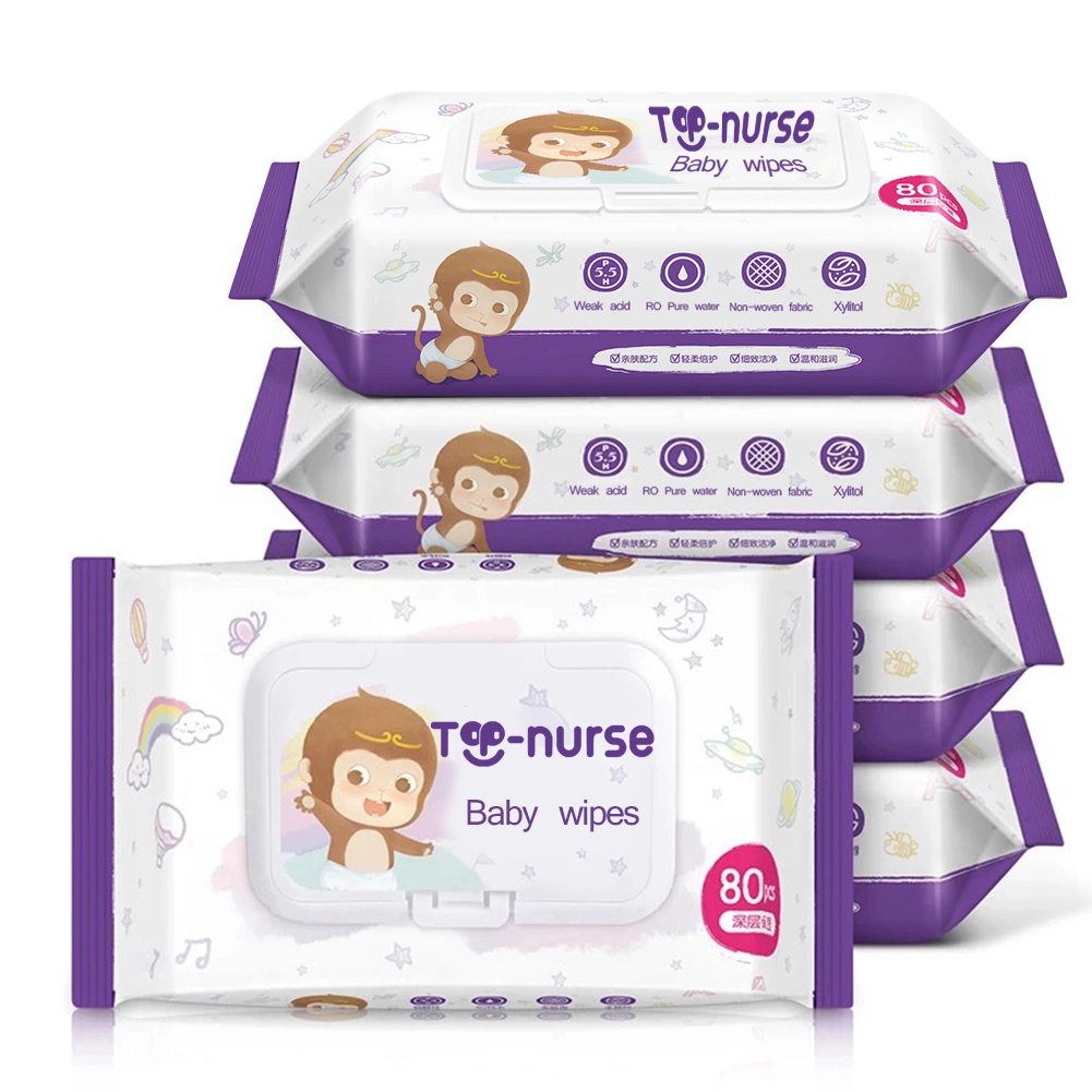 Face Wet Tissue Baby Wipes for Sensitive Skin 1