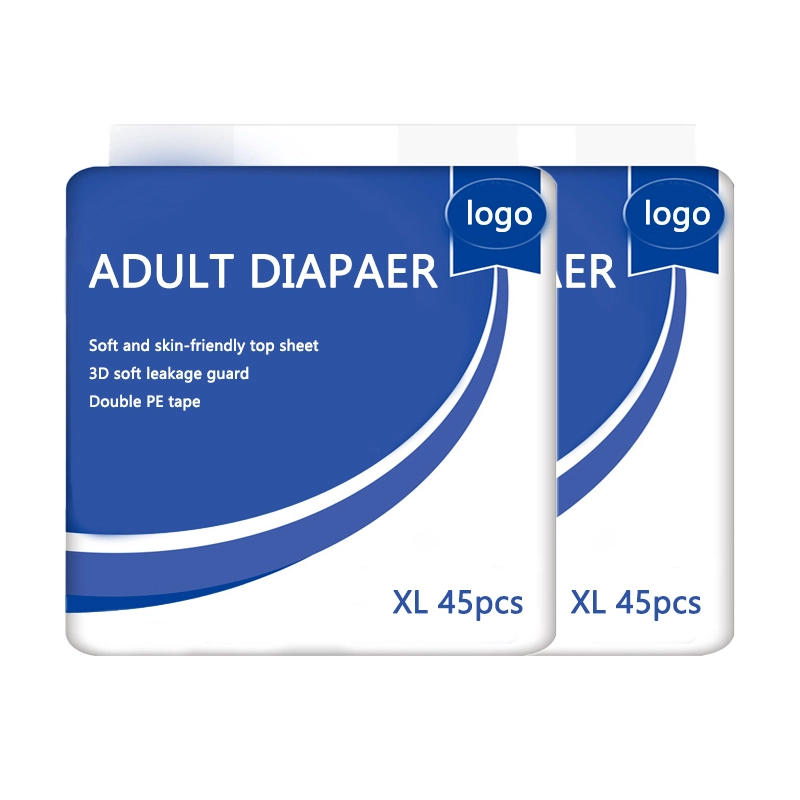 High Weight Good Quality Elastic Waist PP Tape Disposable Adult Diapers for Adults 1