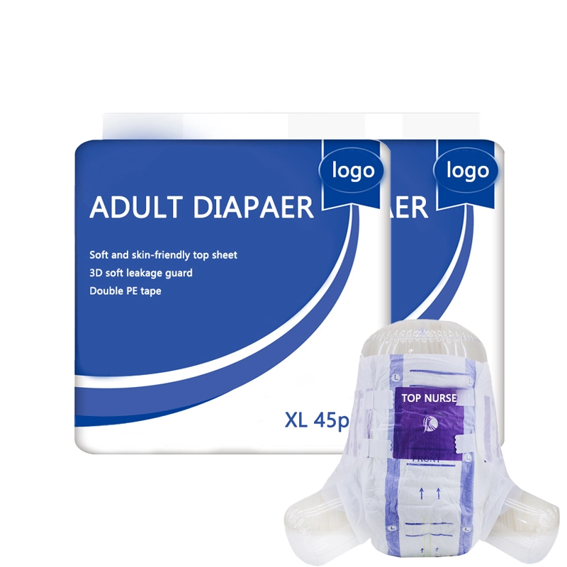 Hot Selling Wholesale Fluff Pulp Incontinence Adult Diaper for Old People 1