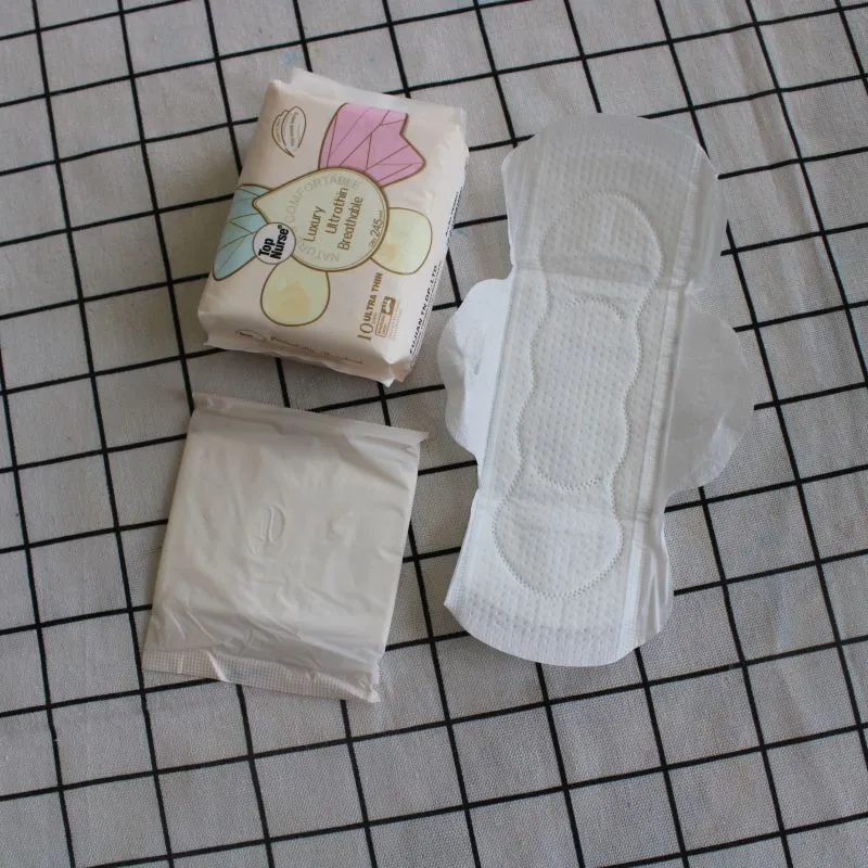 Free Sample Disposable Panty Liner with Anion Chip Breathable Wingless Sanitary Pads From China 1