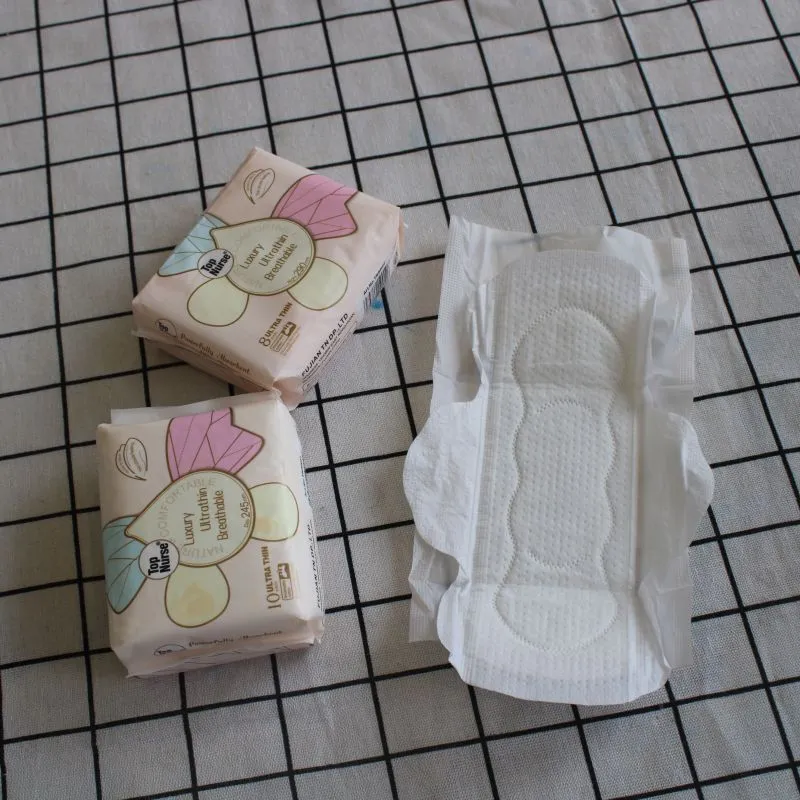 Disposable Biodegradable 100% Cotton Sanitary Napkin Women, Custom Organic Sanitary Pads India 1