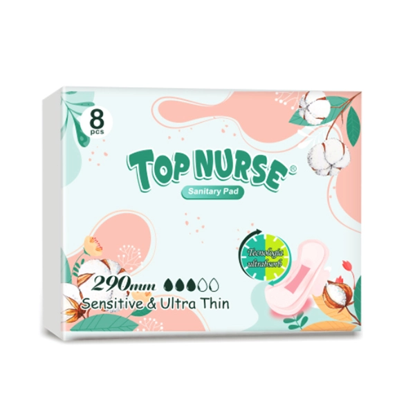 Factory 245mm Disposable Sanitary Towel Sanitary Napkin with Wings 1