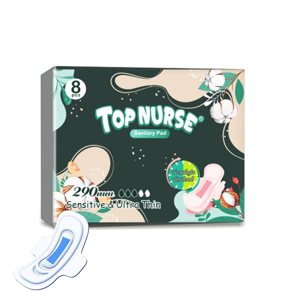 Cotton Ultra Thin Womens Menstrual Pads Sanitary Napkin Free Samples to Philippines 1