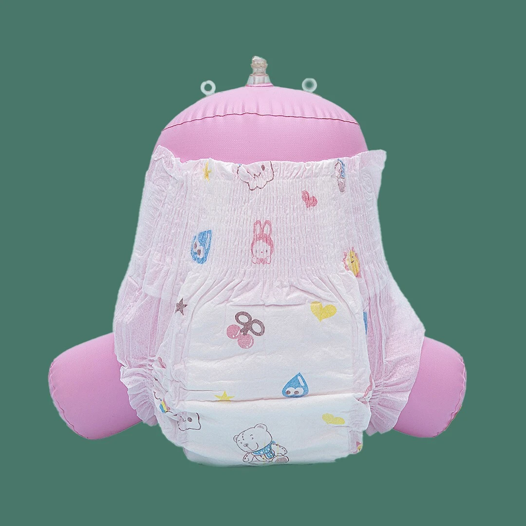 New Born Printed Private Label Baby Diapers with Stickers 1