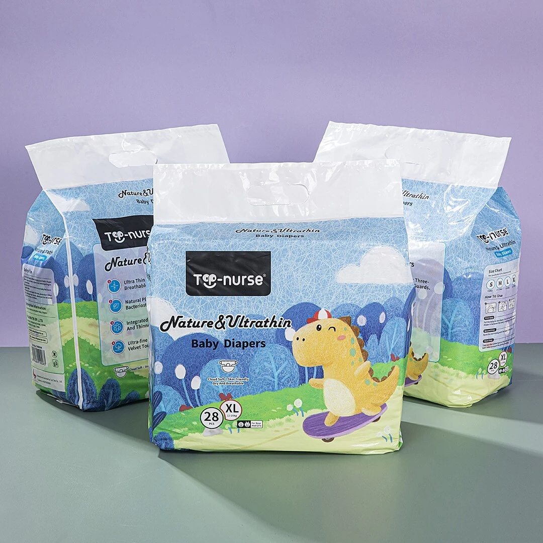 Cheap Price OEM Disposable Soft Ultra Absorbent Premium Disposable Baby Diapers 1