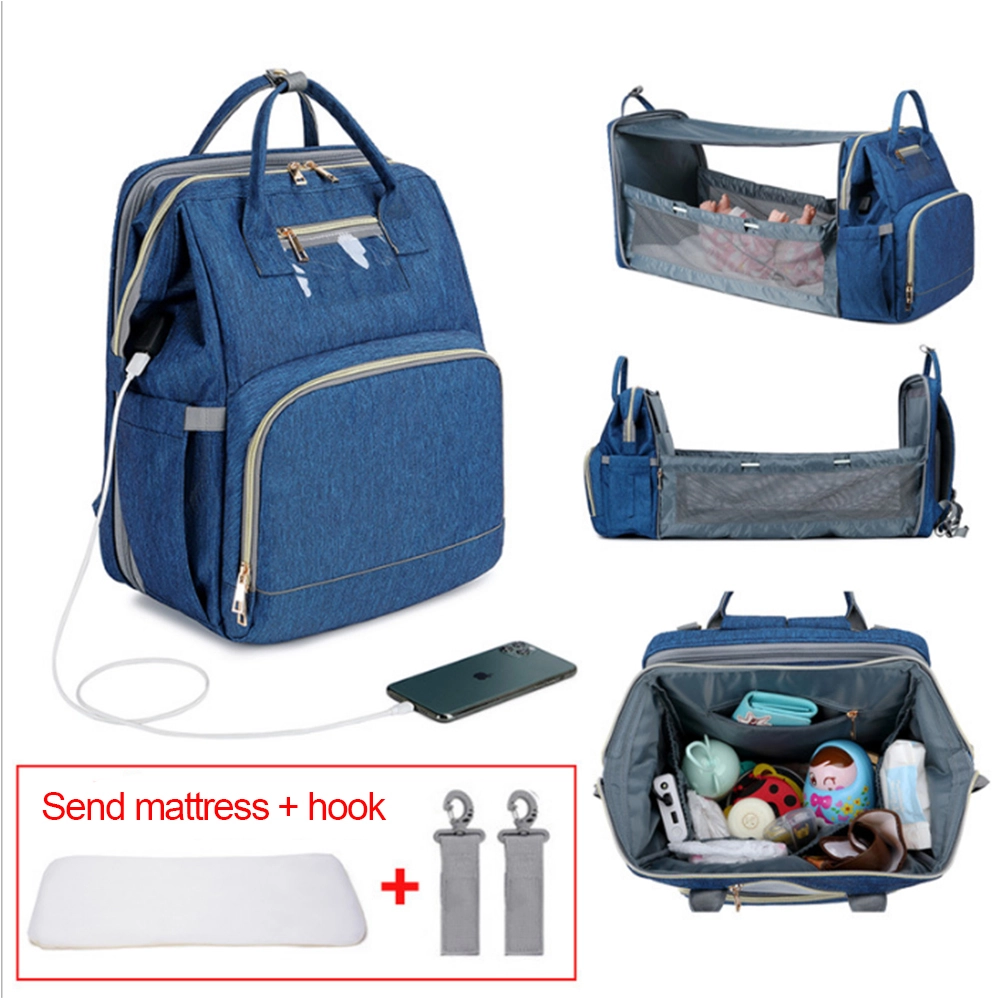 Wholesale Price Large Capacity Portable Diaper Changing Station Baby Mummy Bag Backpack 1