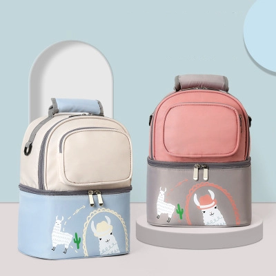2020 New Product Customized Luxury Diaper Backpack Bed Baby Mom Bag 1