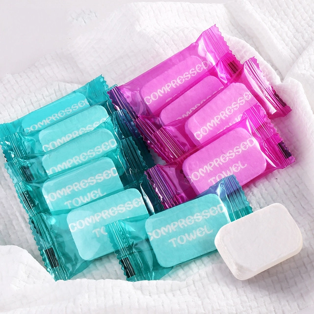Factory Direct Sales Of Thick Compressed Towels, Travel Disposable Face Towels, Portable Mini Ceansing Towels 1