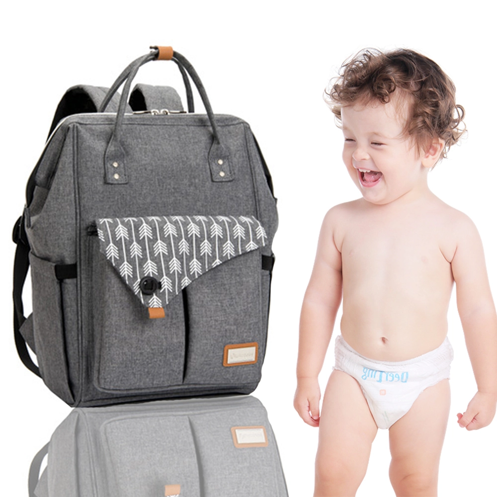 Hot Sale Baby Fashion Diaper Bag Mummy Baby Bag Backpack With Multifunction 1