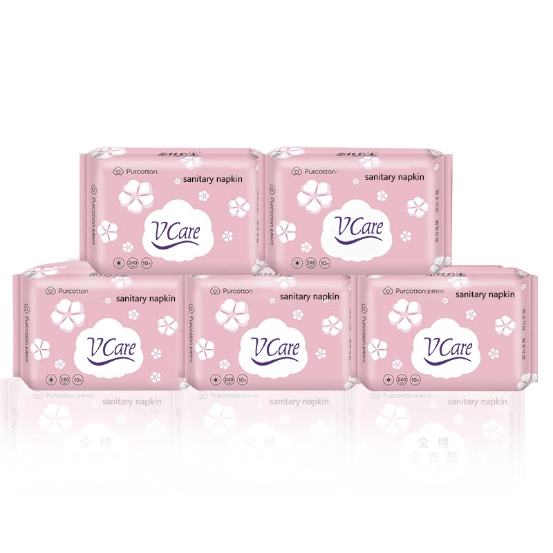Ultra Thick Ladies Pads Wholesale Organic Cotton Anion Sanitary Napkin For Women 1