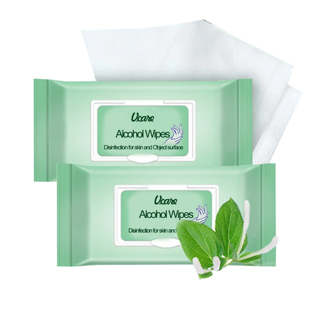 Wholesale Individually Wrapped Antibacterial 75% Alcohol 75% Alcohol Wipes 1