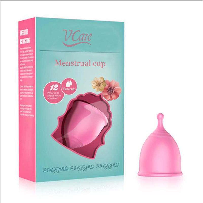 Menstrual women Organic Foldable 100% Medical Silicone Reusable Menstrual Cup 1