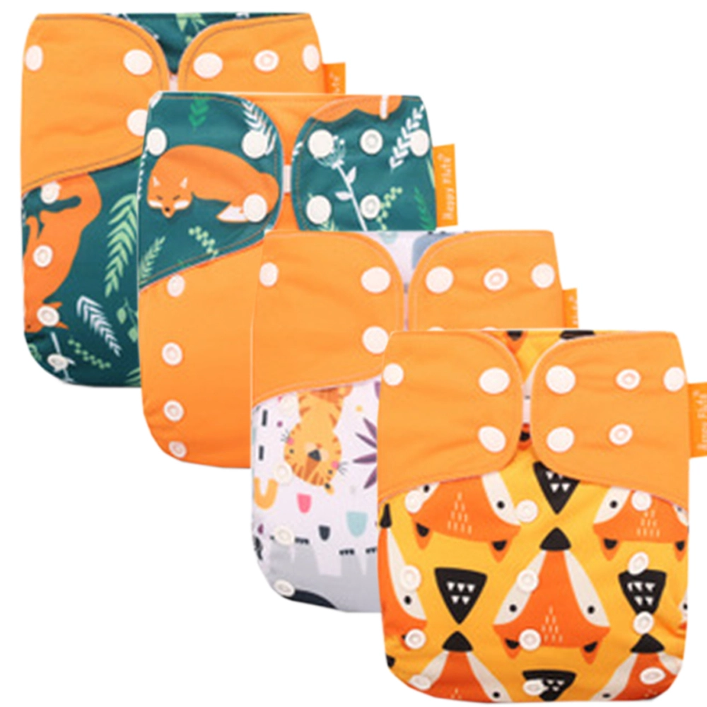 Baby Bamboo Cloth Diapers Washable Reusable With Insert, Custom Cloth Diaper Manufacturer In China 1