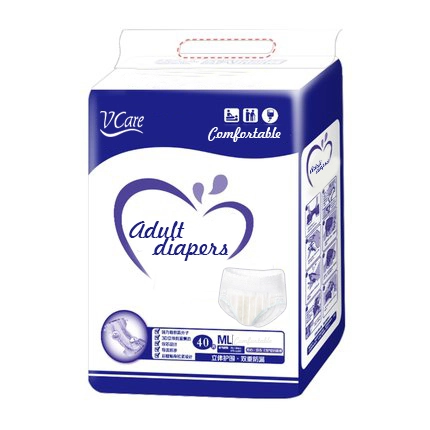 Disposable Incontinence Absorbent Pants Pull Up Diaper Adult Wholesale 1