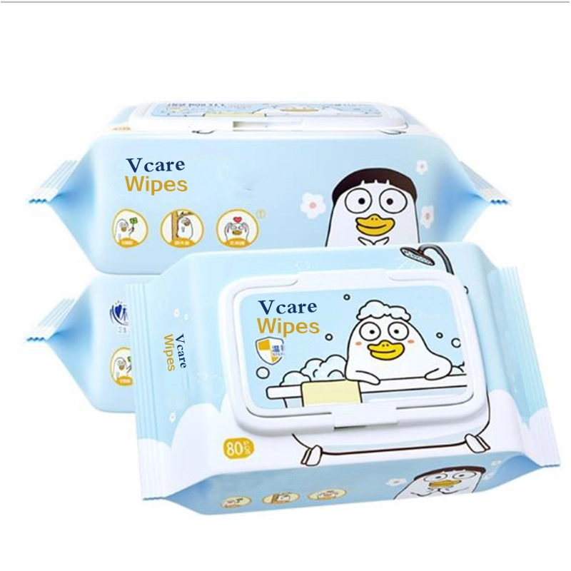 Free Sample Wholesale No Addition Custom Nature Disposable Baby Wet Wipes Manufacturer 1