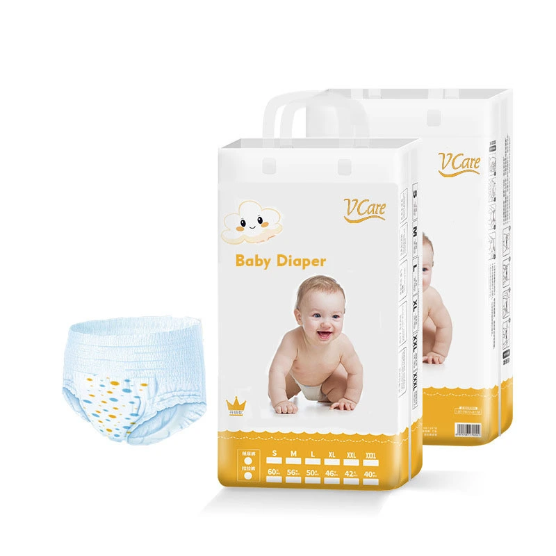 Factory Manufacture Disposable Adjustable Soft Skin Bamboo Fiber Baby Diaper 1
