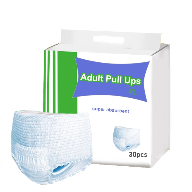 Vcare Adult Pull Up Pants Thick High Absorbency Printed Male Incontinence Adult Diaper XL Wholesale 1