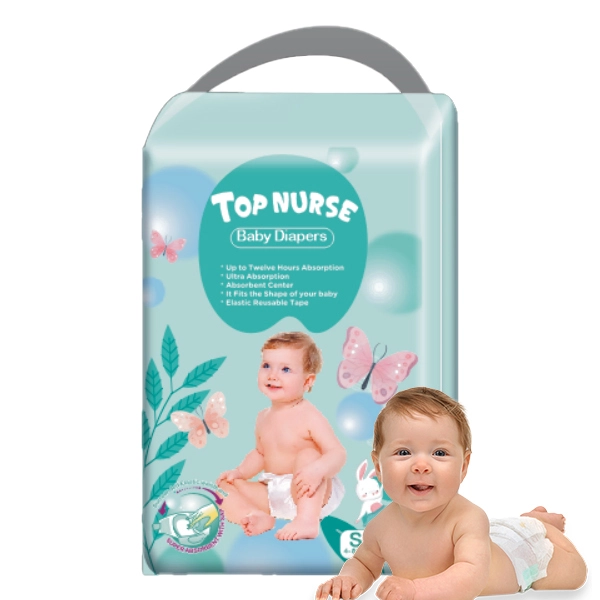 New Design Fashionable Manufacturer Magic Tape Breathable Disposable Baby Diapers in Bulk 1