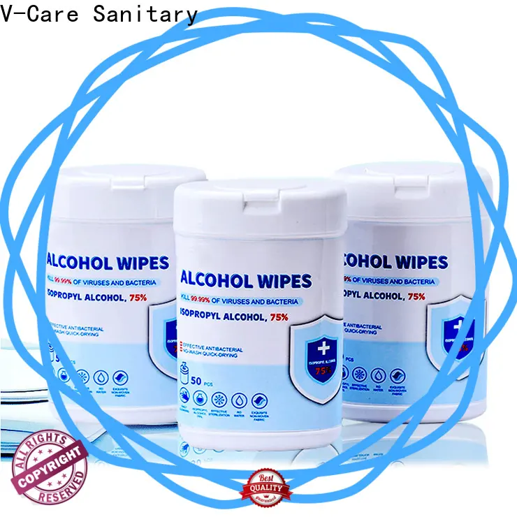 V-Care alcohol free cheap wet wipes manufacturers for men 1