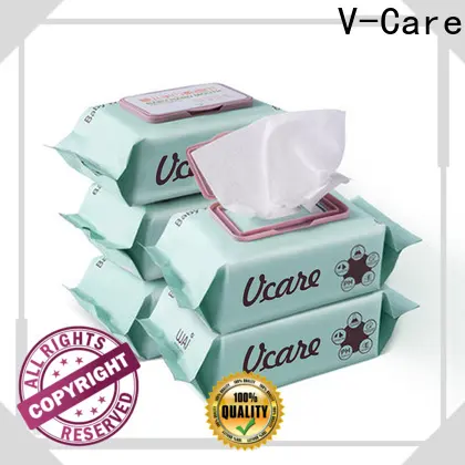 V-Care oem water wet wipes factory for adult 1
