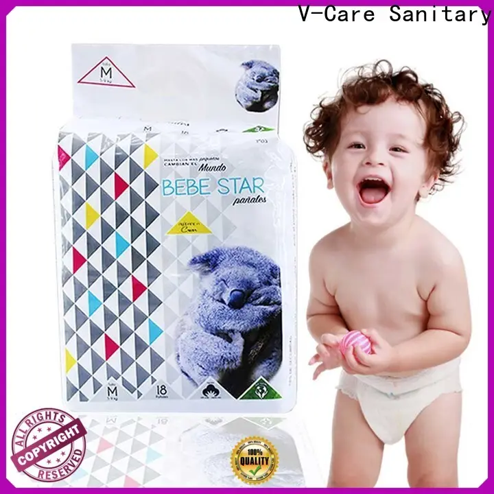 V-Care custom top baby diapers factory for sale 1