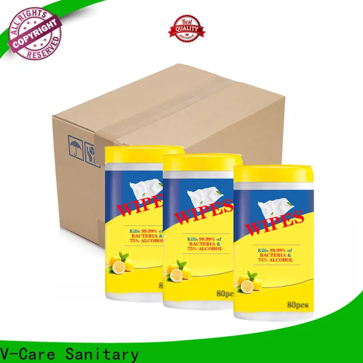 V-Care alcohol free wipe tissue suppliers for women 1