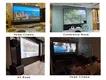 XY Screens electric pull up projector screen design for household 10