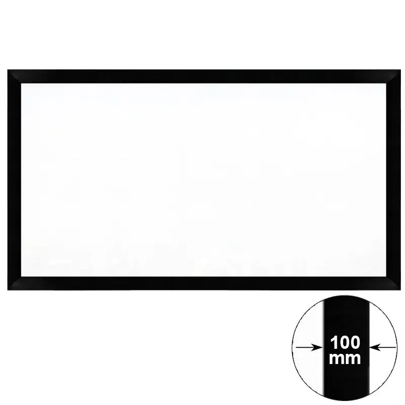 Large Cinema Fixed Frame Projector Screen HK100C Series 1