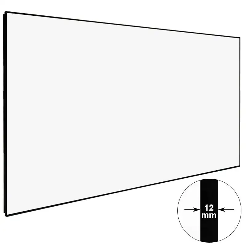 Thin Bezel Fixed Frame Home Theater Projector Screen ZHK100B Series 1