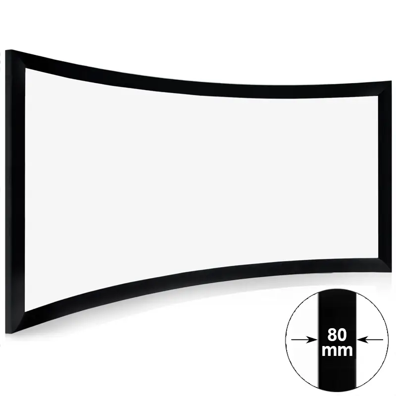 XY Screens curved home theater screen personalized for ktv2 1
