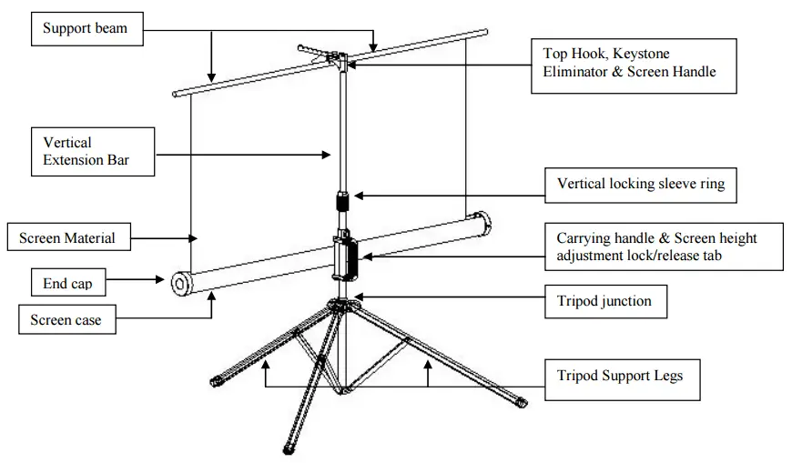 XY Screens portable tripod screen factory price for office 6