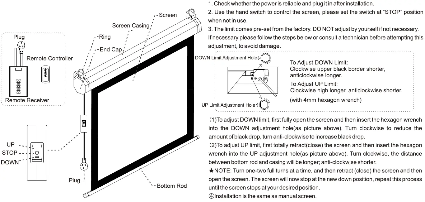 XY Screens manual pull down screen design for students 5