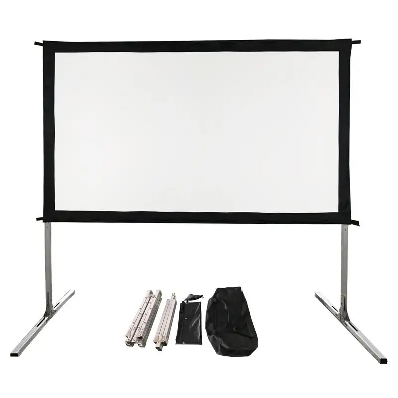 80-135 Inch Portable Fast Fold Screen with Carry Bag OPF Series 1