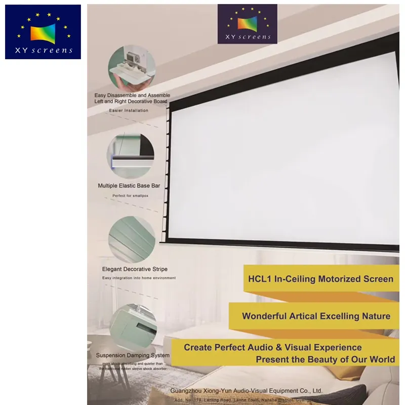 XY Screens stable Home theater projection screen factory for indoors 3